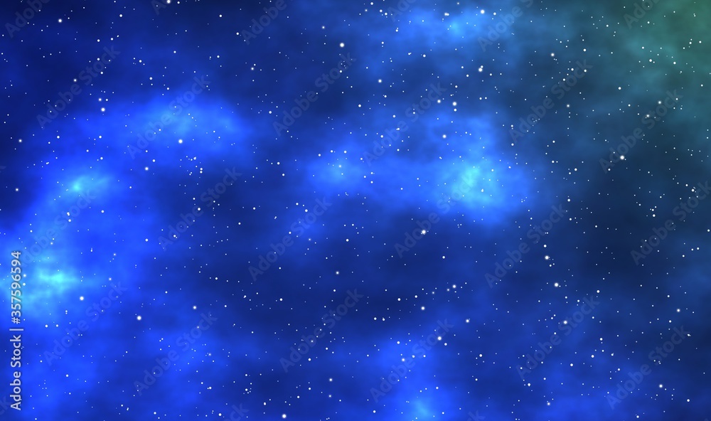 Obraz premium Spacescape illustration graphic design background