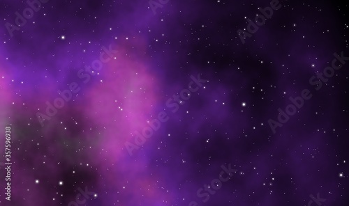 Spacescape illustration graphic design background