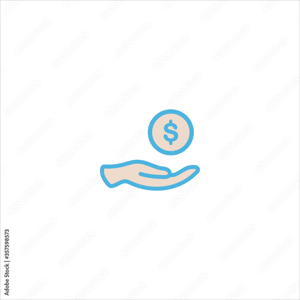 dollar icon flat vector logo design trendy dollar icon flat vector logo design trendy