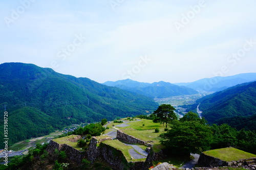 View from Japanese castle in the sky