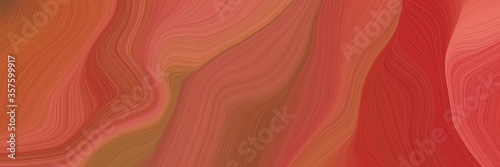 beautiful elegant graphic with moderate red, firebrick and pastel red color. modern soft curvy waves background design