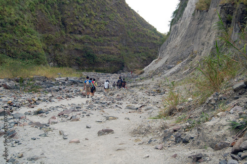 Mountains leading to Lake Pinatubo in Zambales, Philippines photo