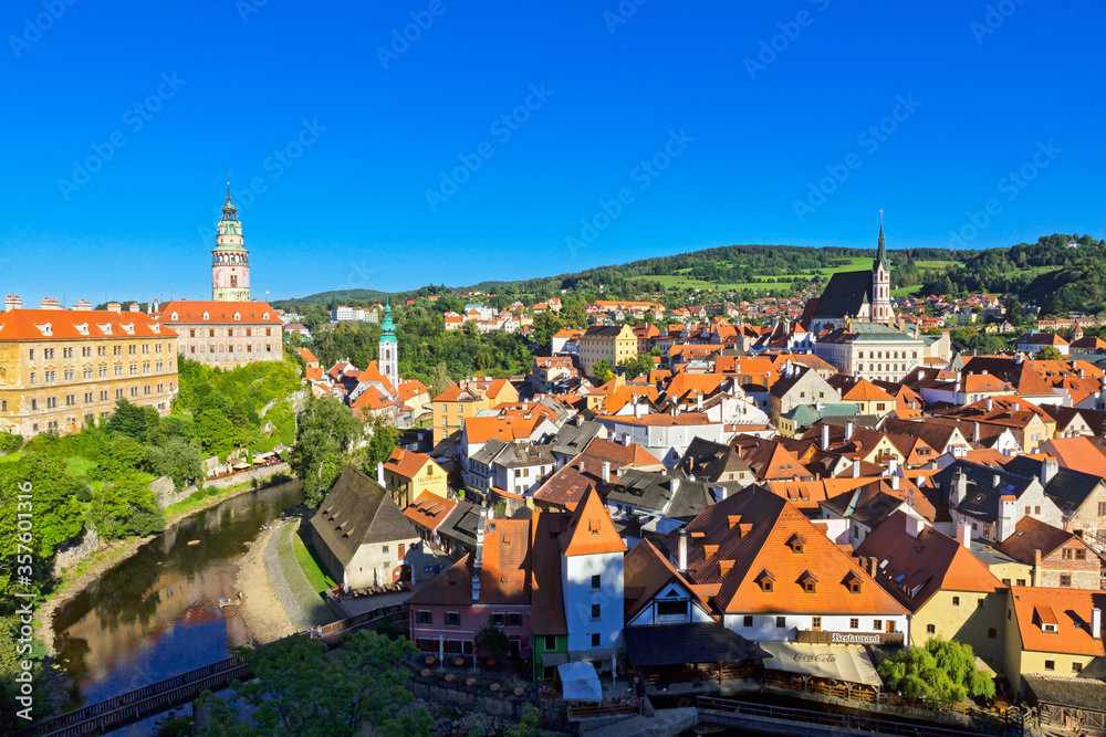 Fototapeta premium Amazing view of Cesky Krumlov