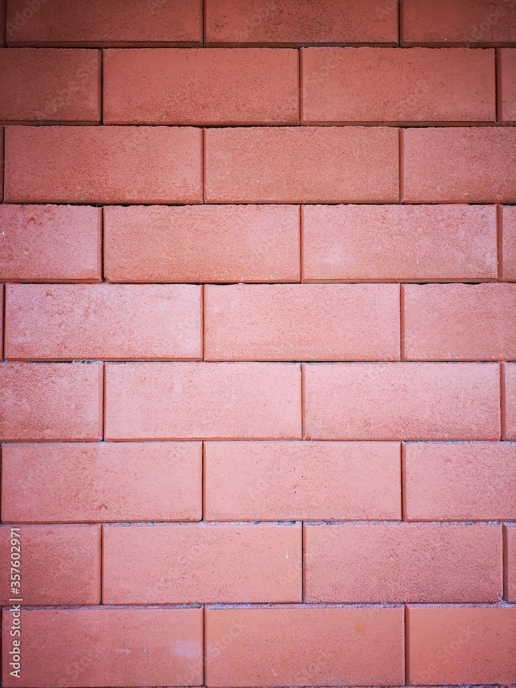 Fototapeta premium Red brick wall texture background 