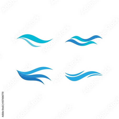 Natural Water wave Logo