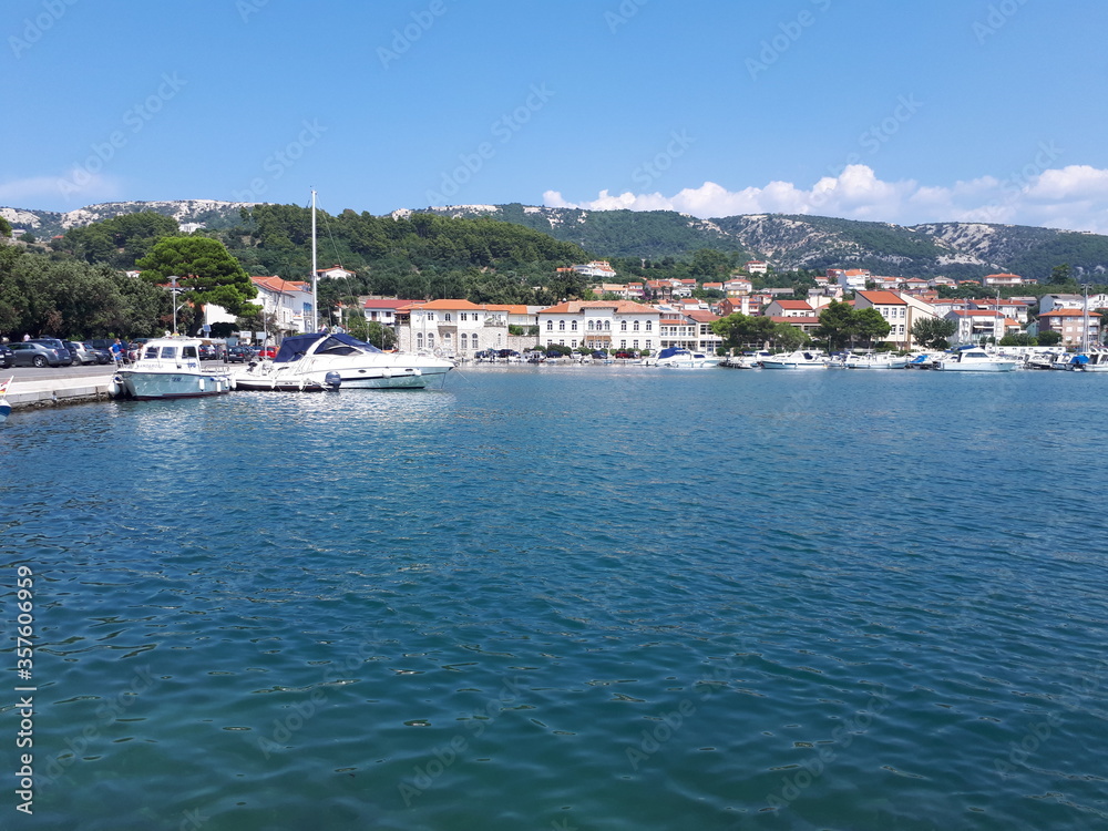 Coast view from Adriatic sea 