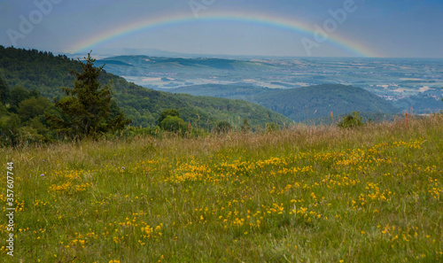 Regenbogen in den vogesen