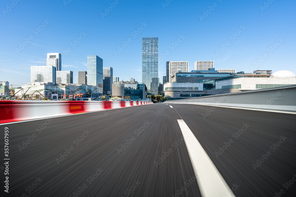 Obraz premium road in city