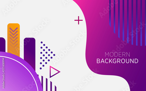 modern abstract geometric background banner design.dynamic textured geometric elements design with dots decoration. can be used in cover design, poster, book design, social media template background.