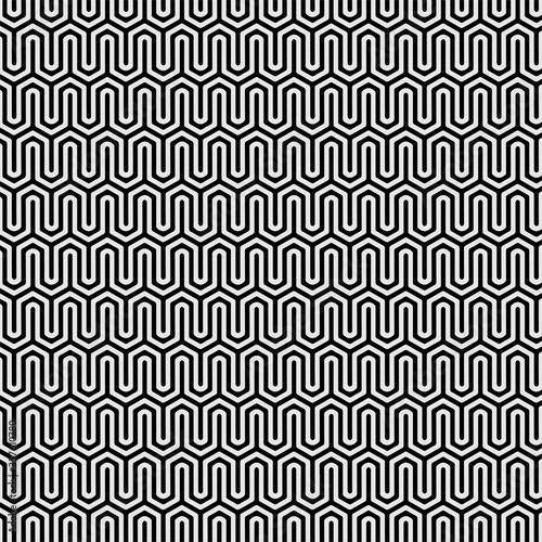 abstract geometric pattern seamless black and white