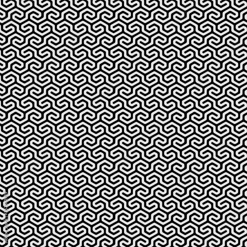 abstract geometric pattern seamless black and white