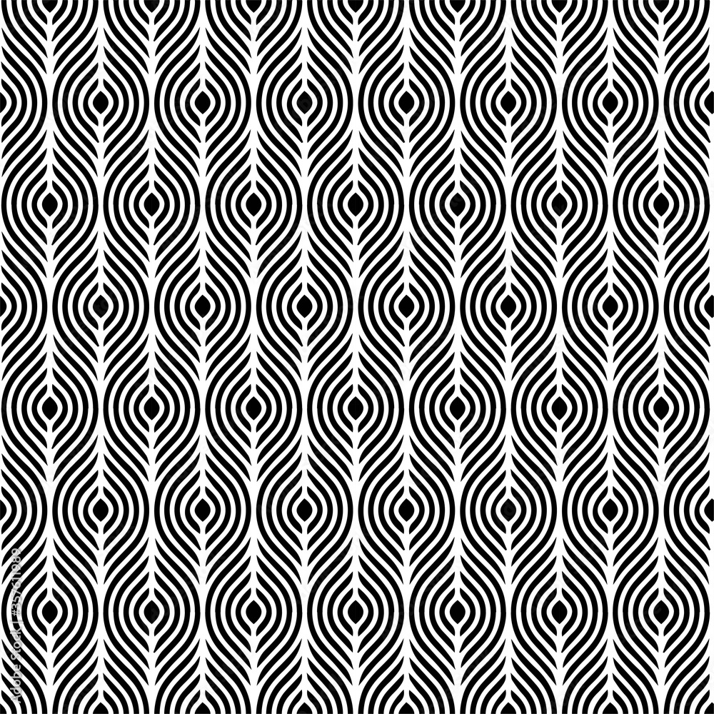 Obraz premium vector illusion seamless pattern