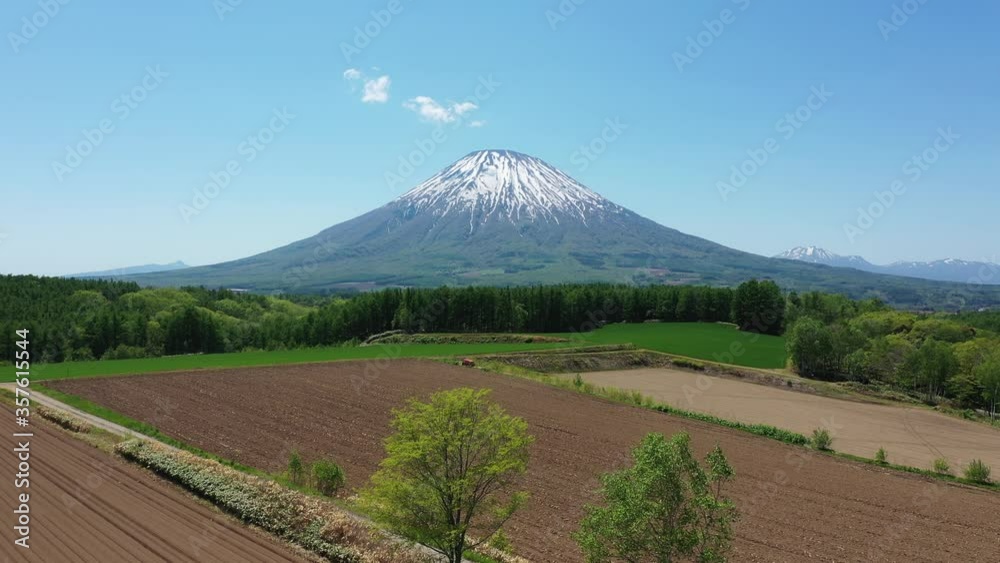 羊蹄山とニセコの広大な自然の風景 / 北海道の観光イメージ 羊蹄山とニセコの広大な自然の風景 / 北海道の観光イメージ