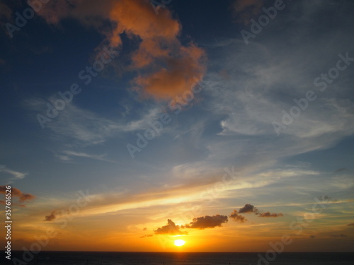 Sunset, Martinique © Ccile