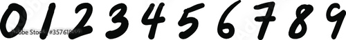 Handwritten roman numerals/numbers.