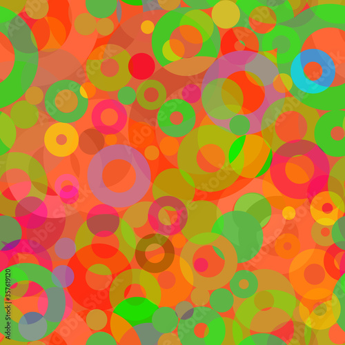 seamless background of colorful circles.