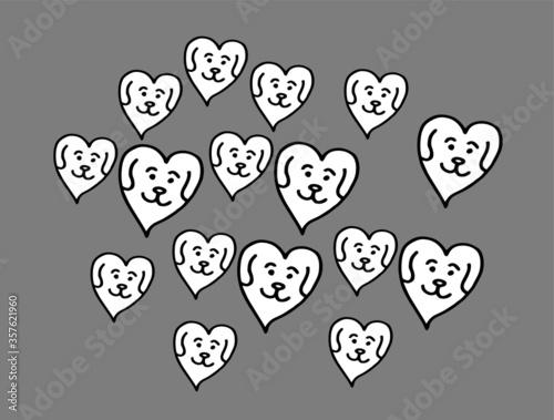 cute animals vector design. for logo and print