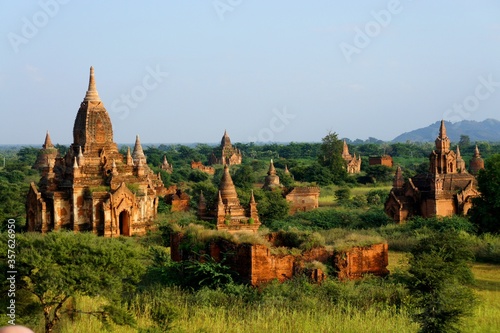 Temples of Bagan  Bagan  Myanmar  Burma 