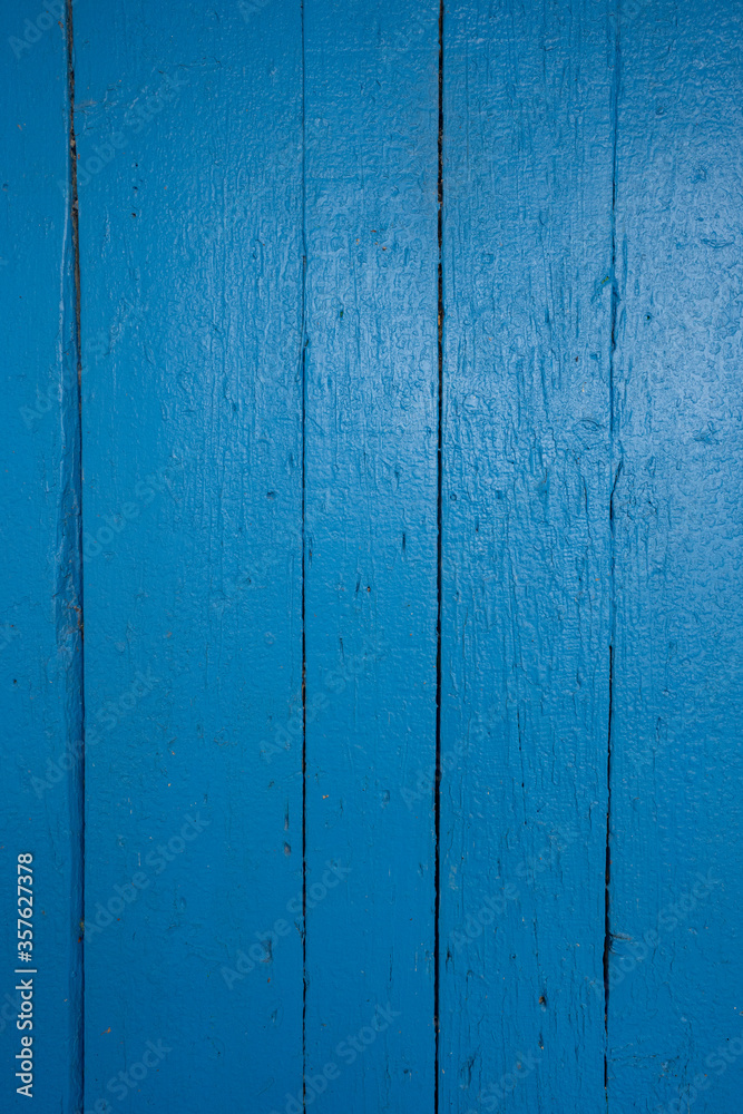 Obraz premium blue painted wood texture