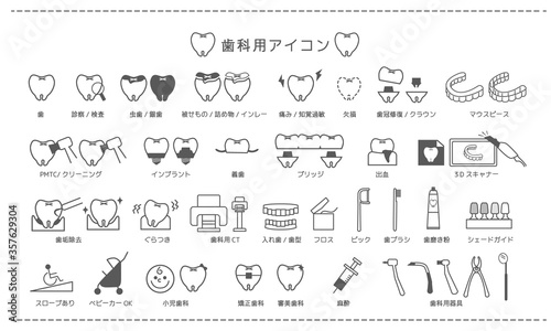 アイコン素材_歯科医院用