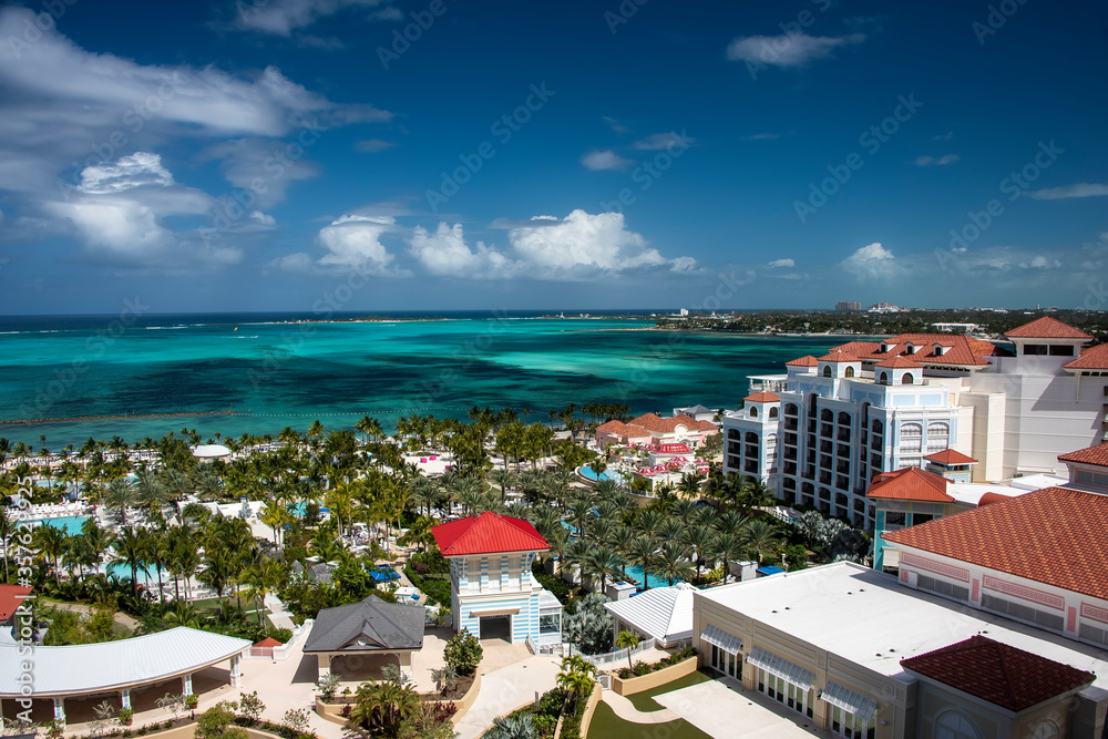 The island of Nassau, Bahamas