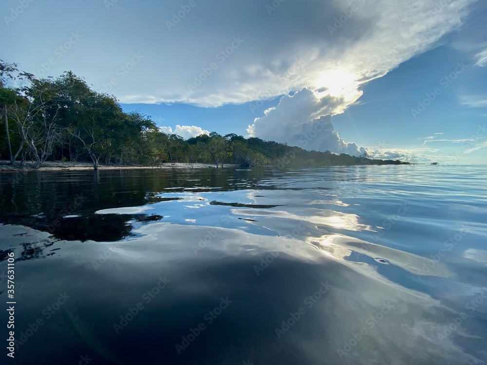 Black River in Manaus, Amazonas - Brazil.