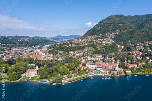 Village of Cernobbio. Lake of Como in Italy.