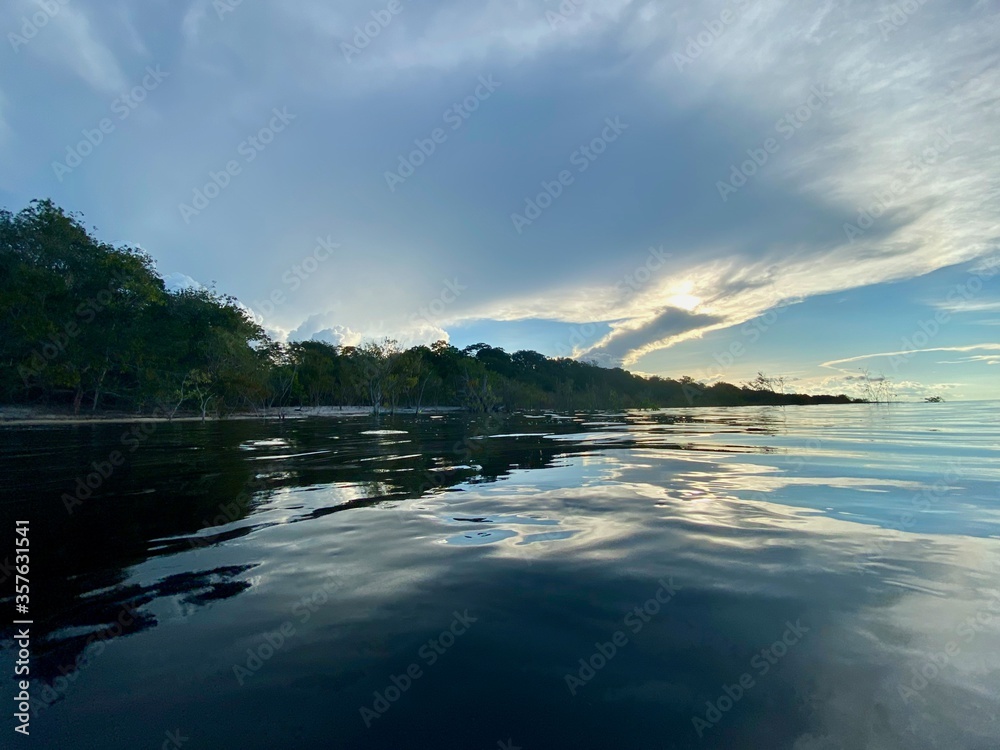 Black River in Manaus, Amazonas - Brazil.