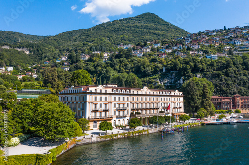 Luxury hotel on Como lake. Villa d'Este, Cernobbio. 
