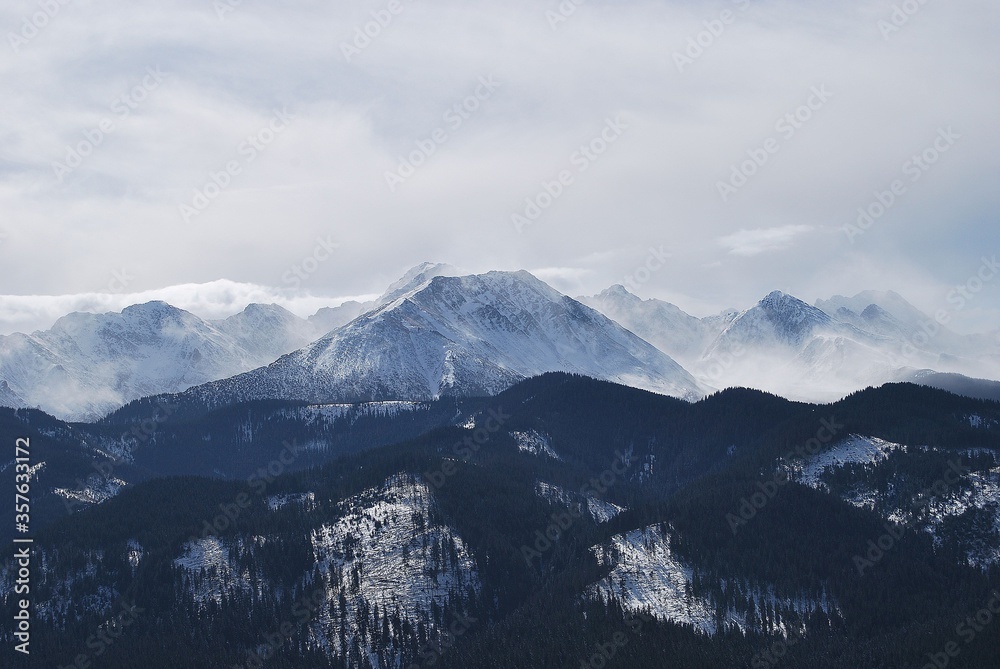 zima w Tatrach