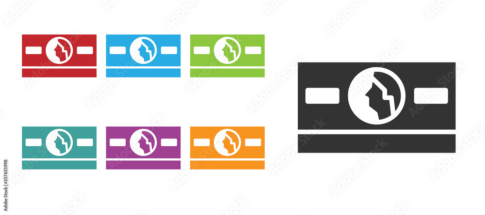 Black Stacks paper money cash icon isolated on white background. Money banknotes stacks. Bill currency. Set icons colorful. Vector Illustration. Black Stacks paper money cash icon isolated on white background. Money banknotes stacks. Bill currency. Set icons colorful. Vector Illustration.