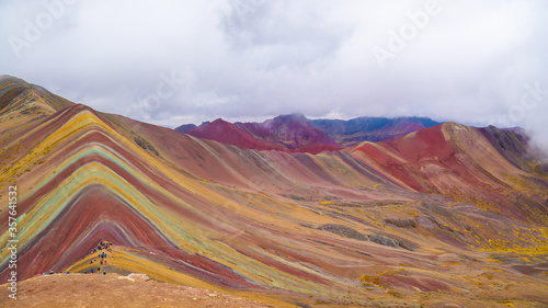 Rainbow Mountains in Kusco  Peru