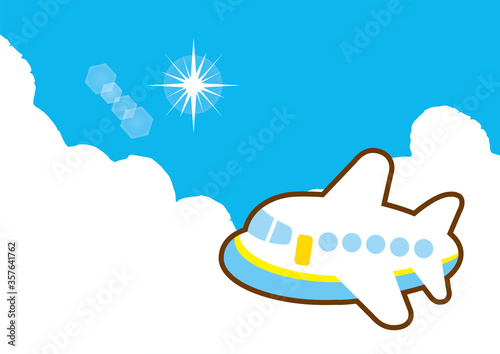 飛行機のイラスト