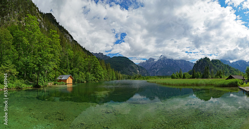 Bild auf Leinwand Almsee in Oberösterreich