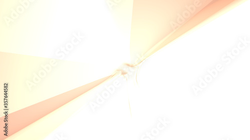 Brisht shape made of ORANGE RED monochromic 3D curved abstract light background image made of plain spotted patterns with shadow perspectives photo