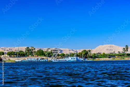 View of the Nile river in Luxor, Egypt © ihorbondarenko