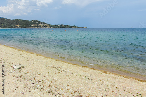 Panorama of Iraklitsa beach, Greece