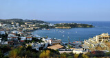 View of the picturesque Bay of Agia Pelagia, Crete.