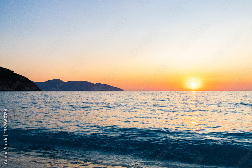 Obraz premium Landscape of Myrtos beach, Kefalonia, Greece.