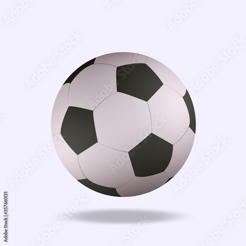 soccer ball isolated on the background