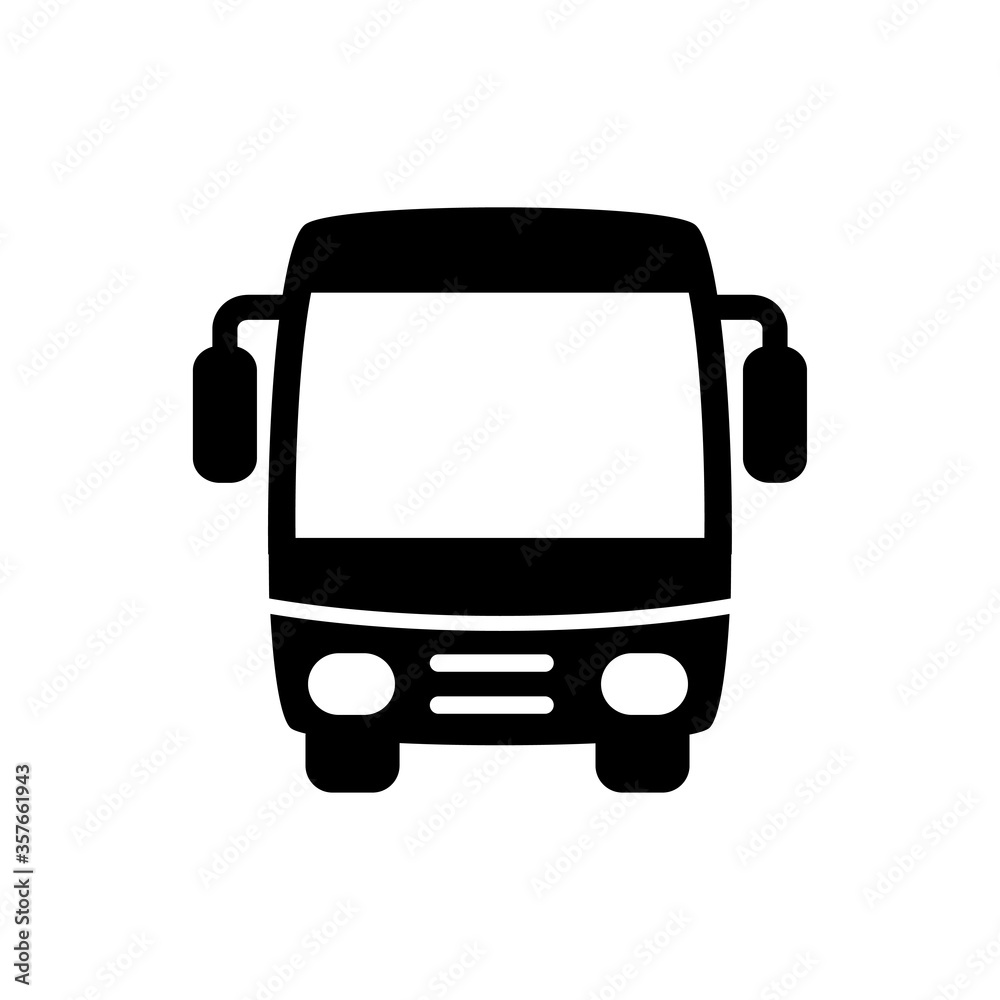 BUS icon logo illustration design BUS icon logo illustration design