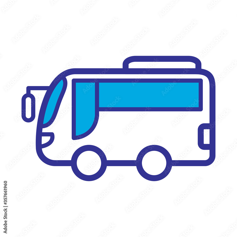BUS icon logo illustration design BUS icon logo illustration design