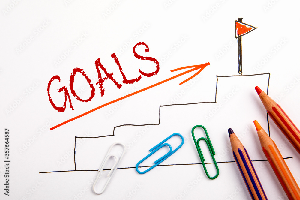 GOALS. Career, education and making money concept GOALS. Career, education and making money concept