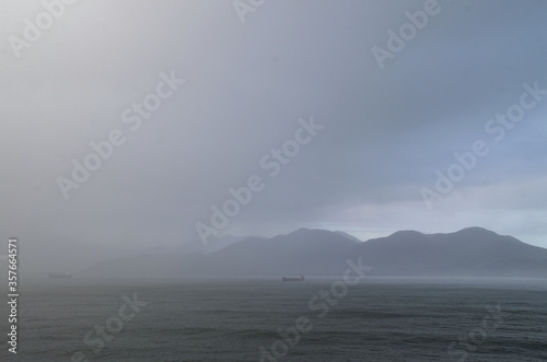 aufziehende Regenfront