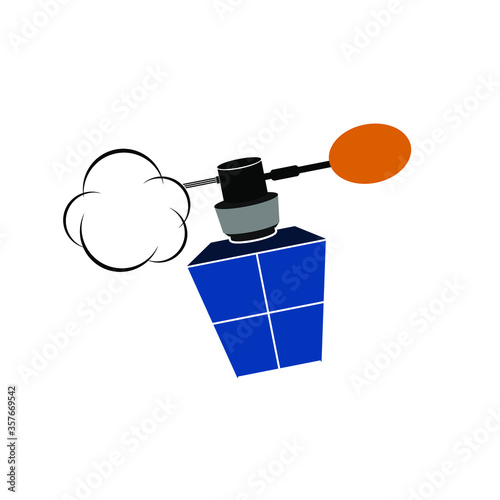 perfume vector design isolated white