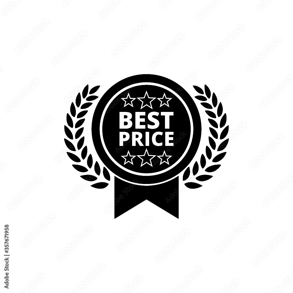 Best price sign isolated on white background Best price sign isolated on white background
