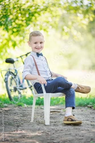 portrait of a smiling boy