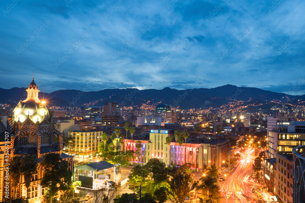 Medellin, Antioquia / Colombia. June 20, 2019. View of the Antioquia Museum