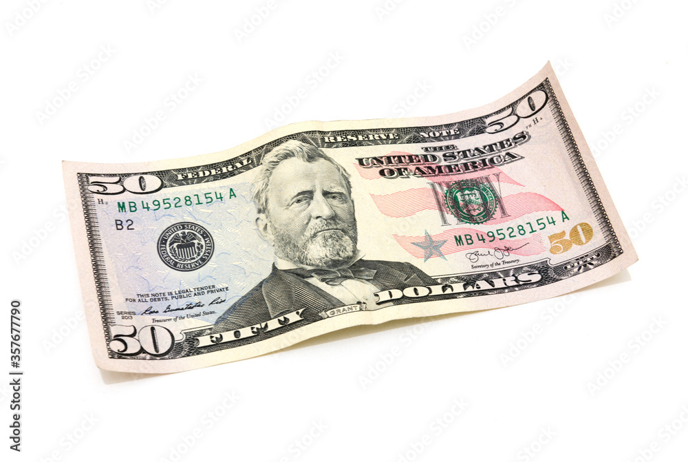 50 dollars banknote 50 dollars banknote