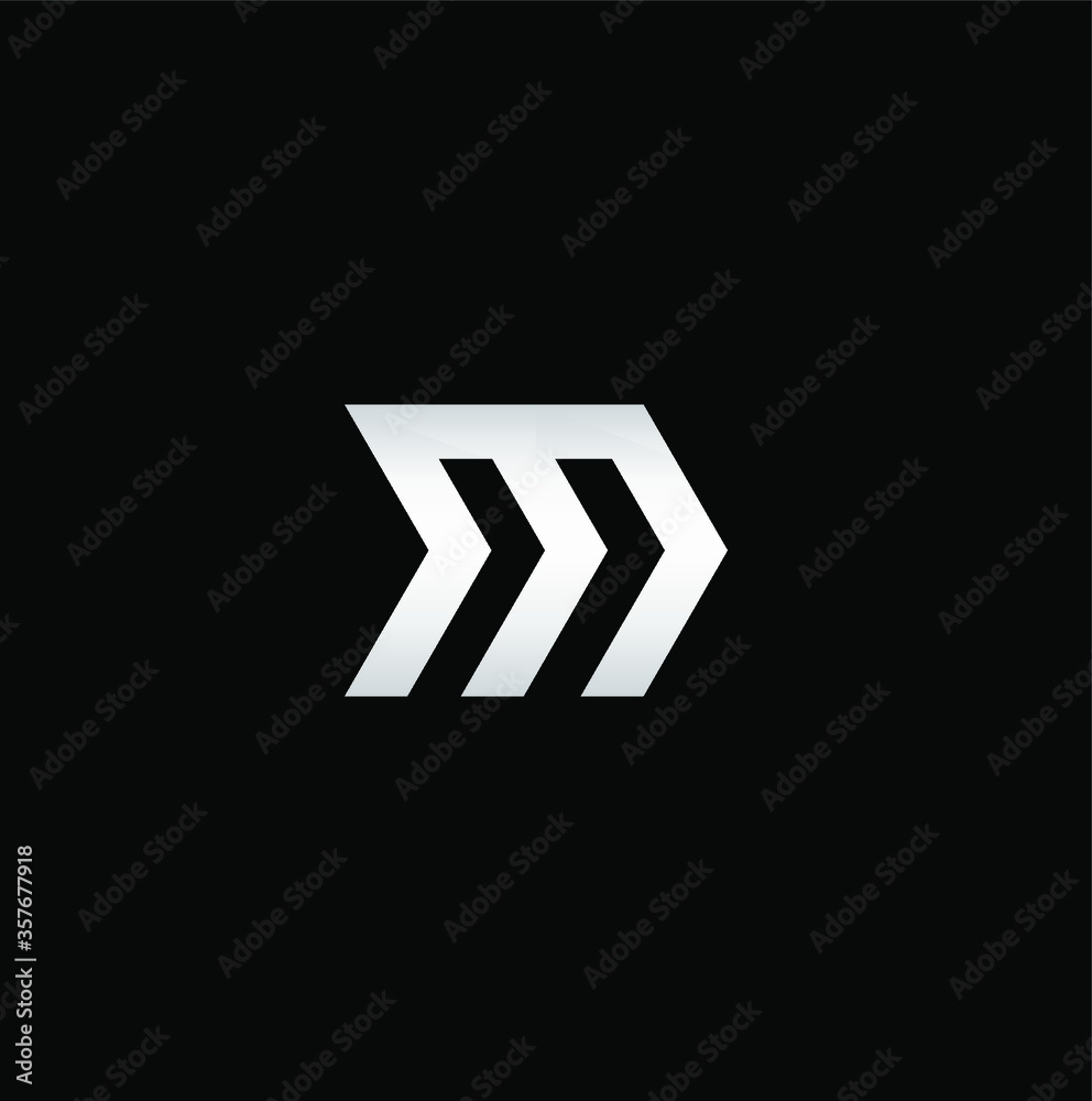 Abstract letter M logo Abstract letter M logo